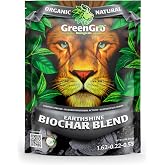 GreenGro Earthshine Biochar &amp; Humic Acid Blend, Activated Charcoal, 2lb | Sequesters Carbon, Organic Soil Booster, Top Soil, Plant Food, Compost Tea Accelerator, Derived from Worm Castings