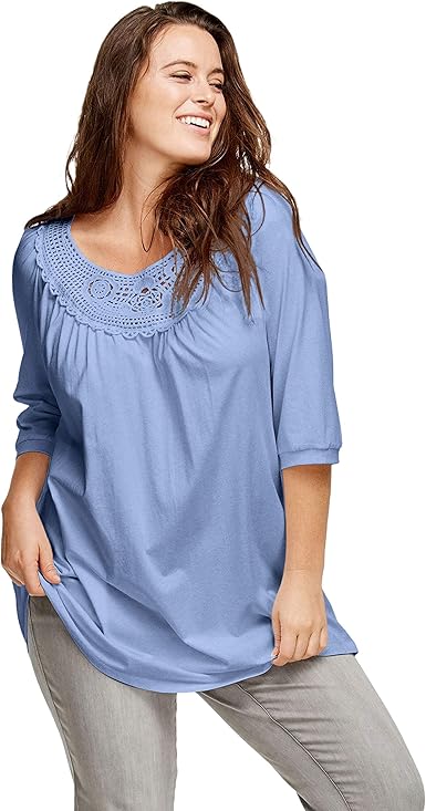 plus size crochet tunic