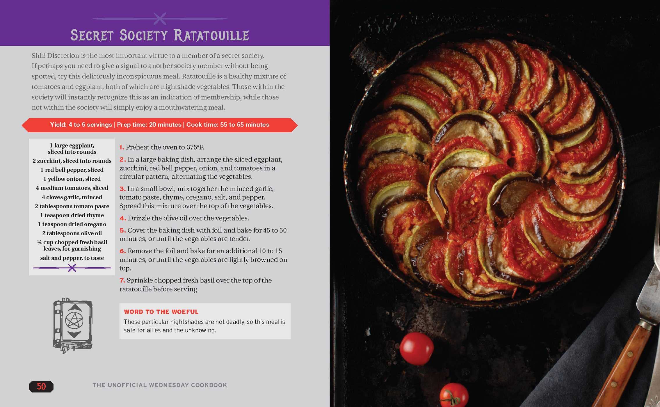 The Unofficial Wednesday Cookbook: Recipes Inspired by the Deliciously Macabre TV Show (Unofficial Wednesday Books)