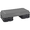 ZENY Exercise Aerobic Stepper Platform 28.5'' Adjustable Aerobic Step with 4 Risers, Fitness and Workout Stepper for Home Gym