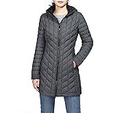 Outdoor Ventures Women's Maryan Hooded Ultra Lightweight Warm Thermolite Long Puffer Coat