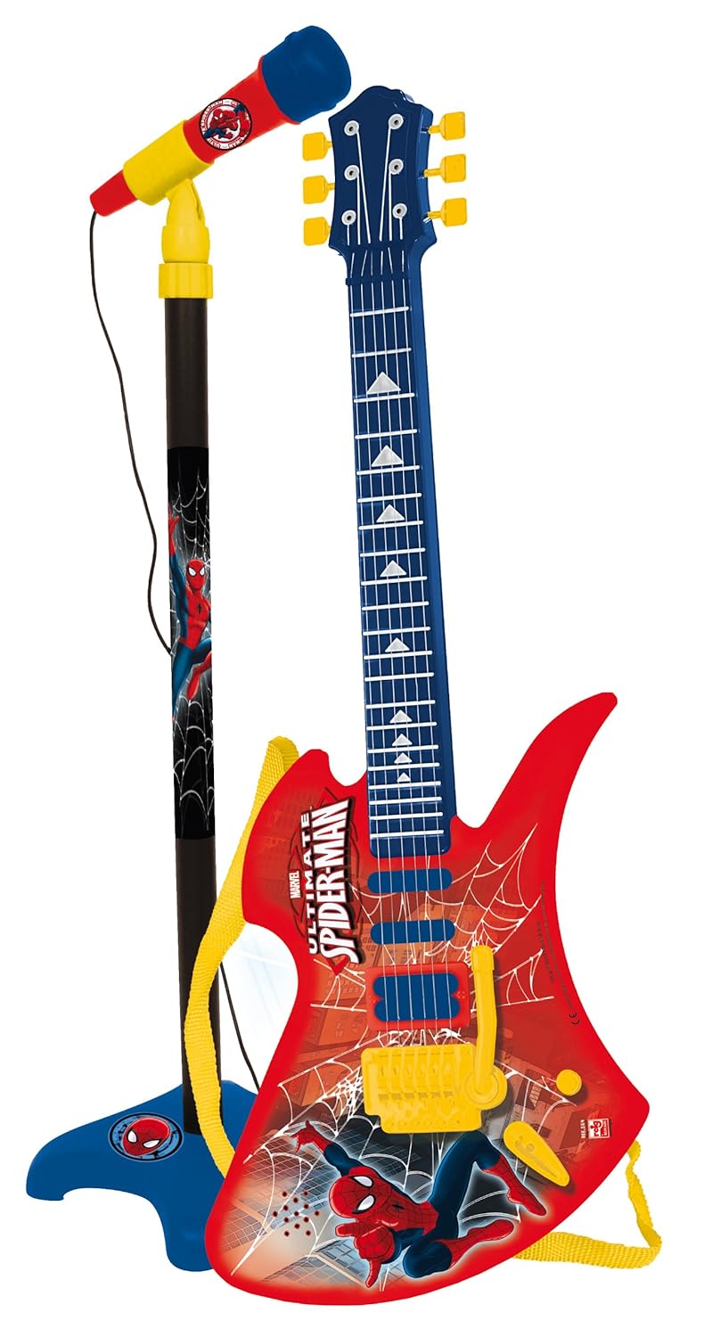 Reig Ultimate SpiderMan Guitar and Microphone Amazon.co.uk Toys & Games