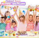 TOANWOD 48 PCS Fidget Pop Keyring Party Bags Easter Stocking Fillers view 6