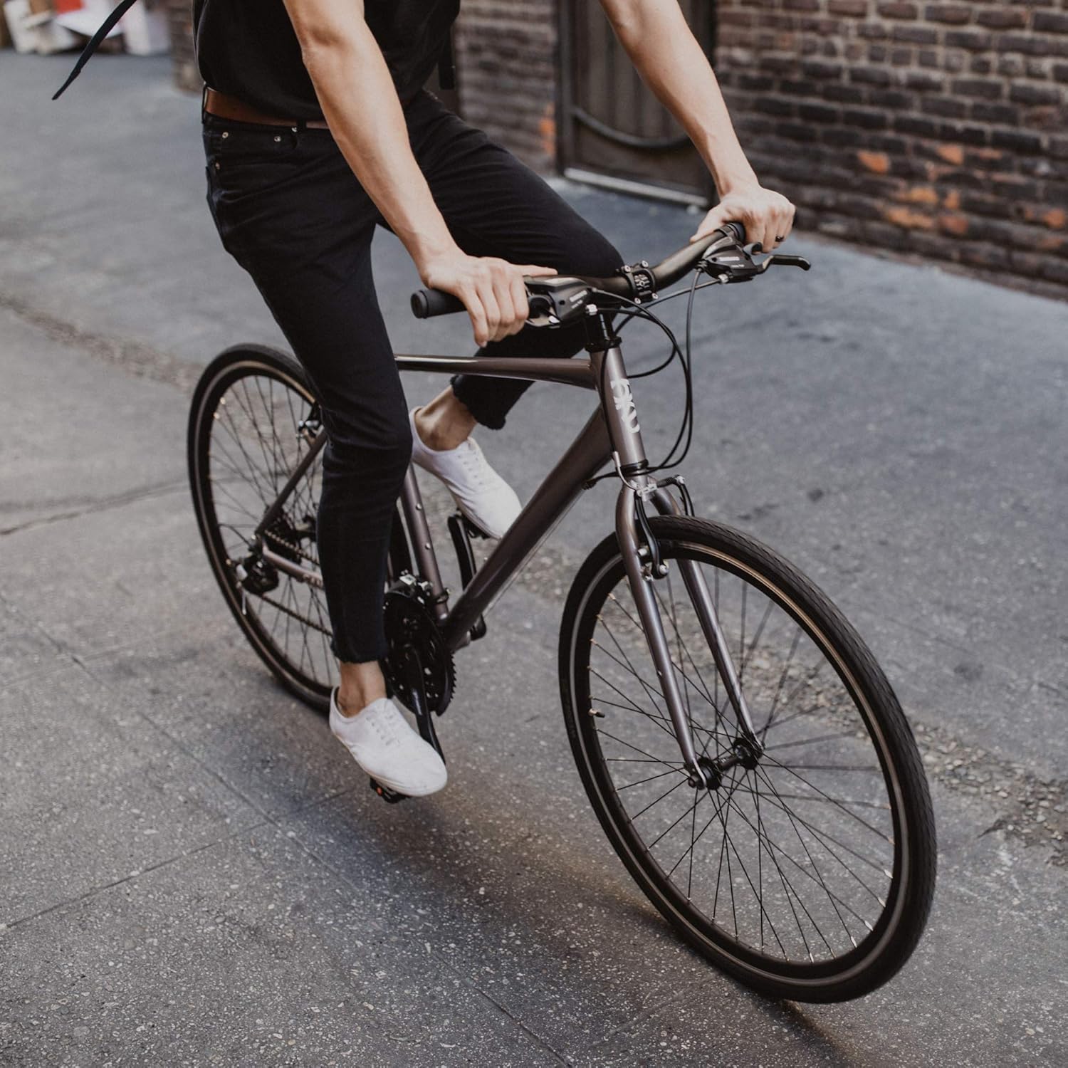  6ku Canvas Hybrid Bike 24 Speed Urban City