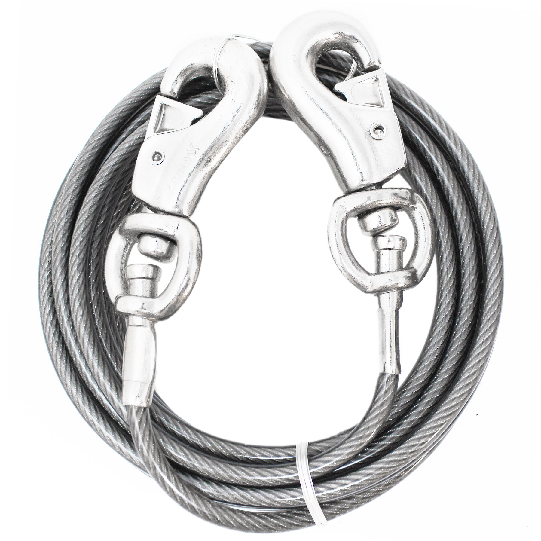 Prestige Super-Beast Dog Tie-Out, 15-Feet, Direct Connection for Added Strength ('P6815-000-99)