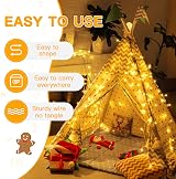 Ollny Battery Fairy Lights 10m 100 LED Warm White Waterproof 8 Modes Timer view 8