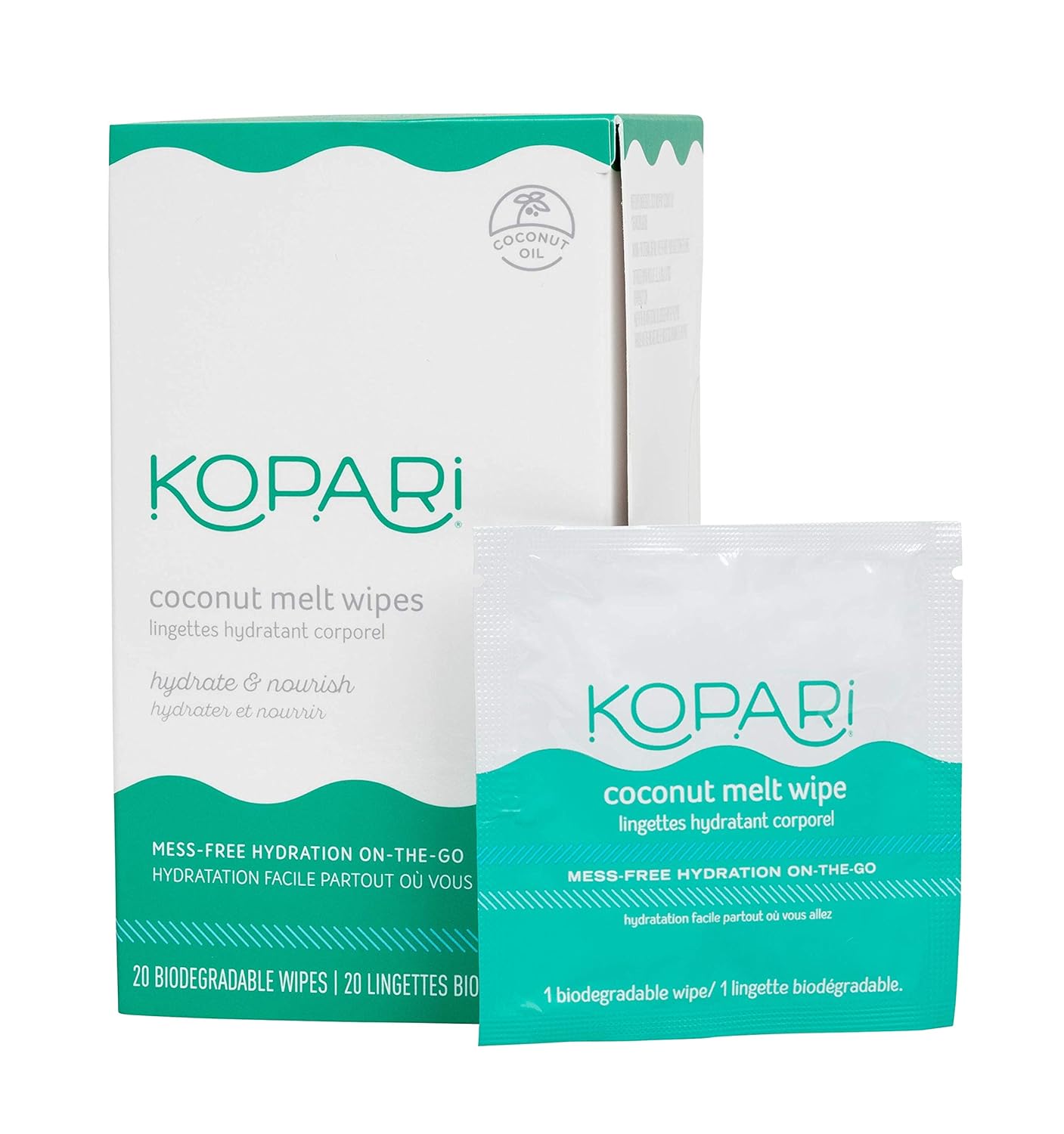 Kopari Coconut Melt Wipes