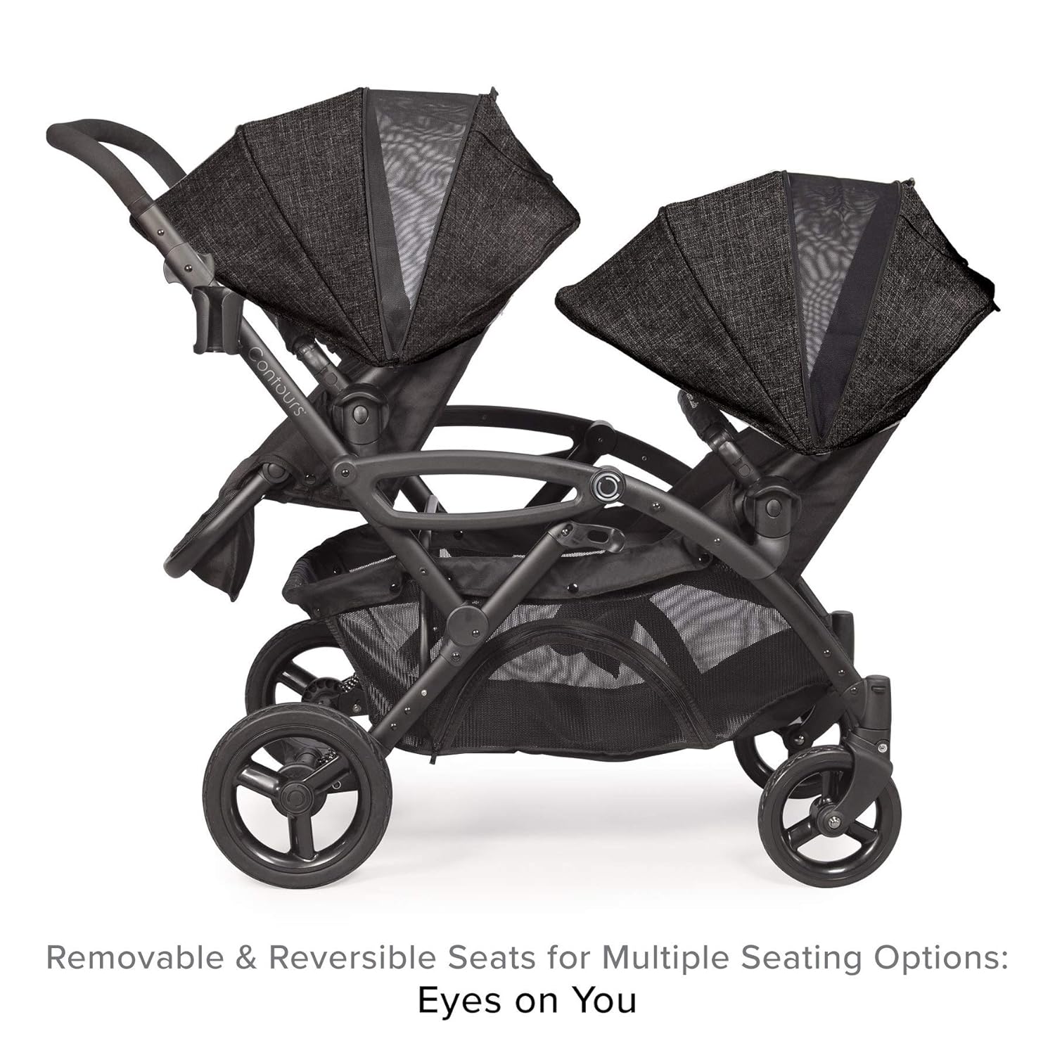 Contours Options Elite Tandem Double Toddler & Baby Stroller Car Seat