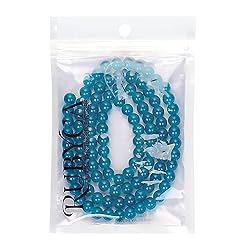 RUBYCA 1 Strand 10MM Jade Imitation Round Painted