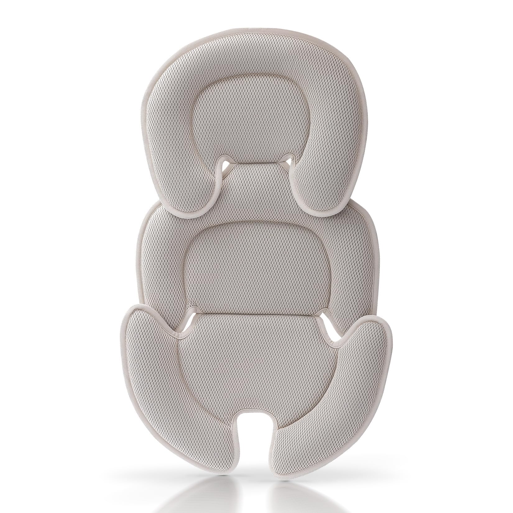 Photo 1 of Infant Car Seat Insert, Car Seat Head and Body Supports for Babies, Soft Car Seat Insert Cushion Pad Suit for Infant Car Seats and Baby Strollers(Beige)