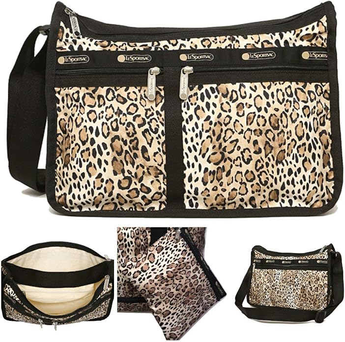 LeSportsac Ombre Cheetah Deluxe Everyday Crossbody Bag and