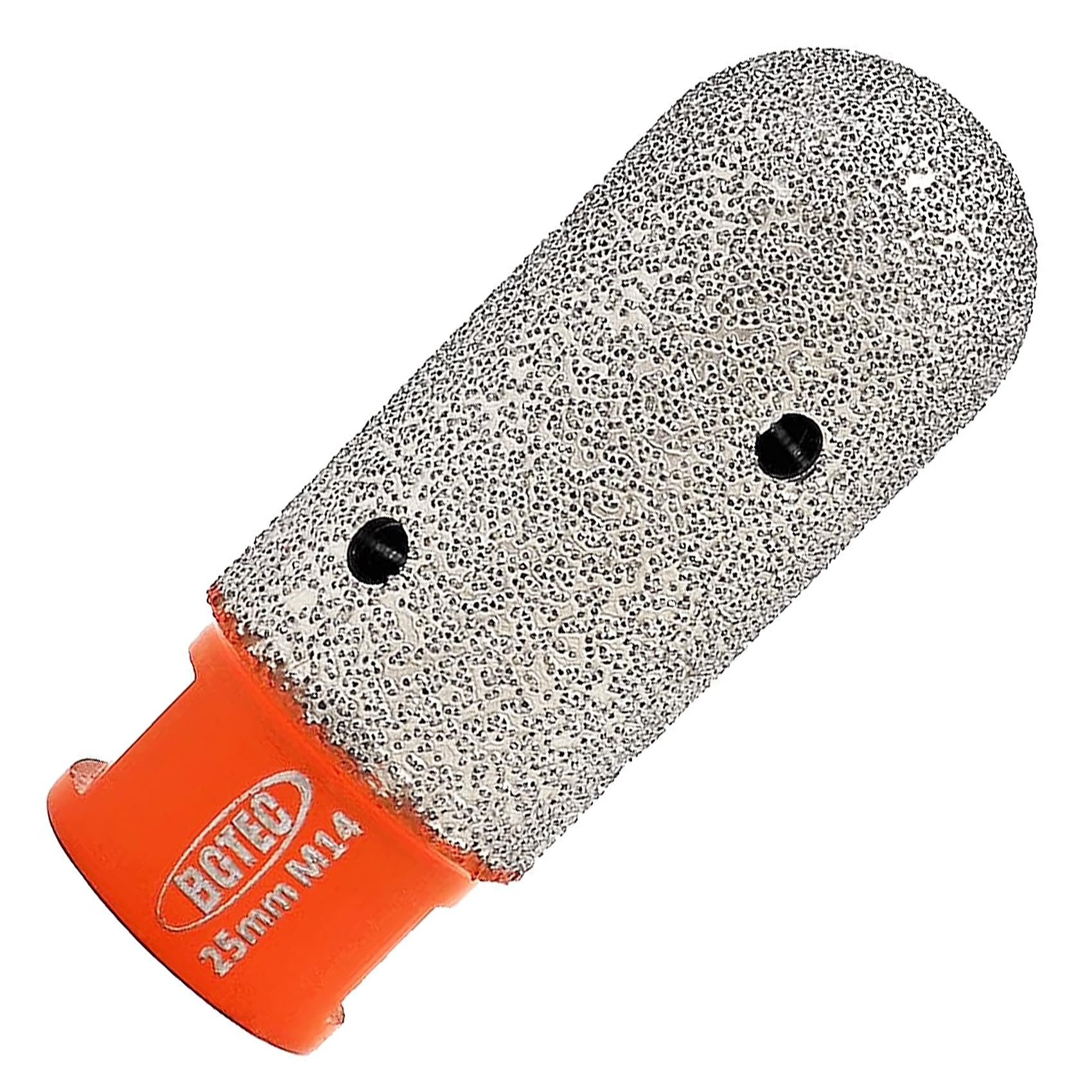 BGTEC Diamond Finger Bit 25mm M14 Thread Vacuum Brazed Diamond Milling Bit Enlarging and Shaping Round Bevel Existing Holes for Tile Stone Porcelain Hard Ceramic Marble Granite Countertop