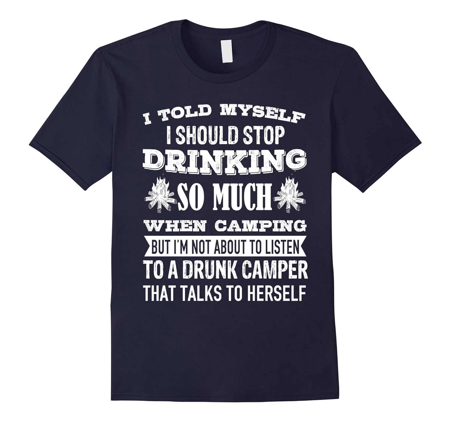 I Told Myself I Should Stop Drinking T-Shirt-Rose