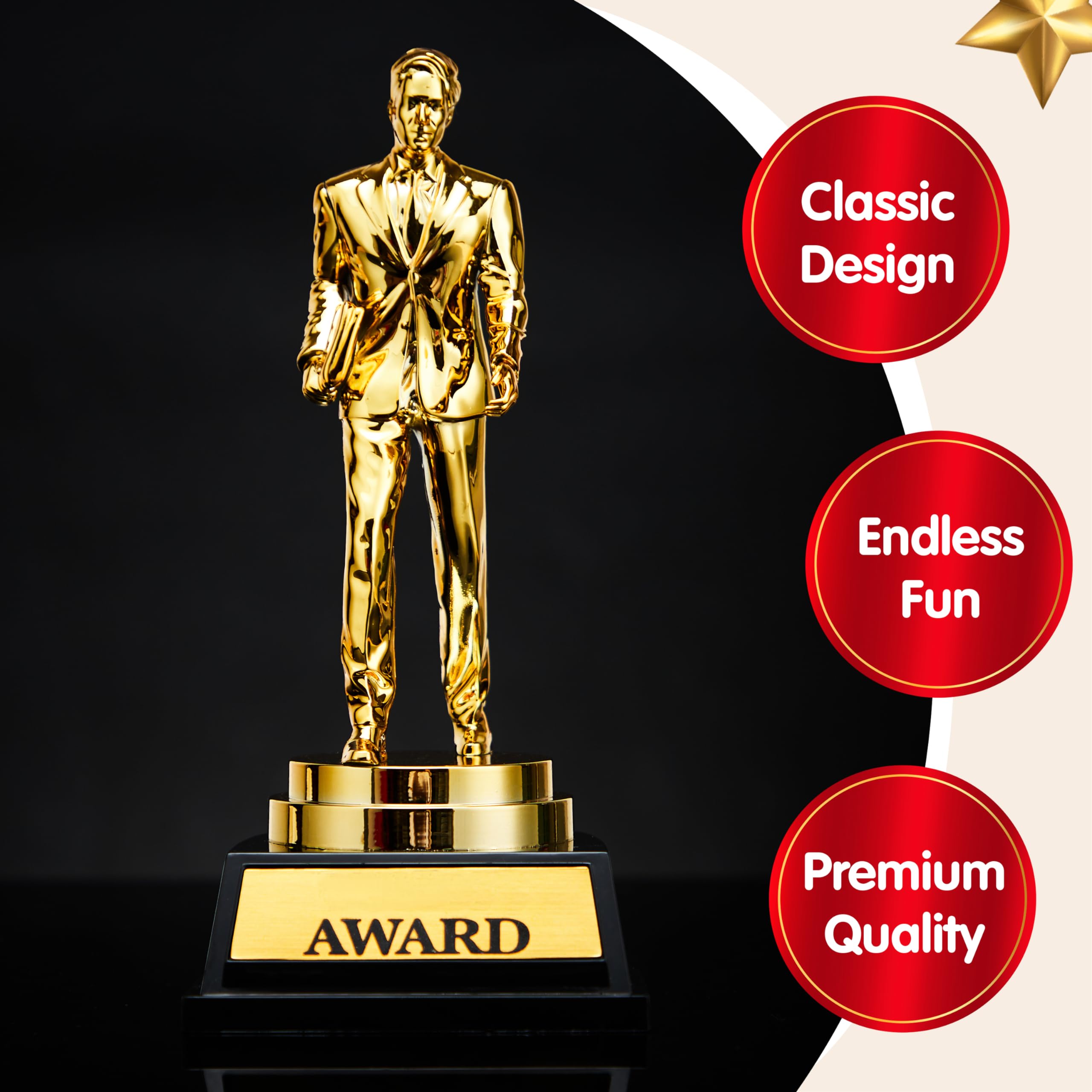 JOYIN Award Trophy, Custom Engraved Appreciation Trophy for Best Salesman, Dunder Mifflin Memorabilia, Gag Gift for Work Office