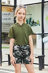 Arshiner Cool Girls Camouflage Tie Dye Hoodie
