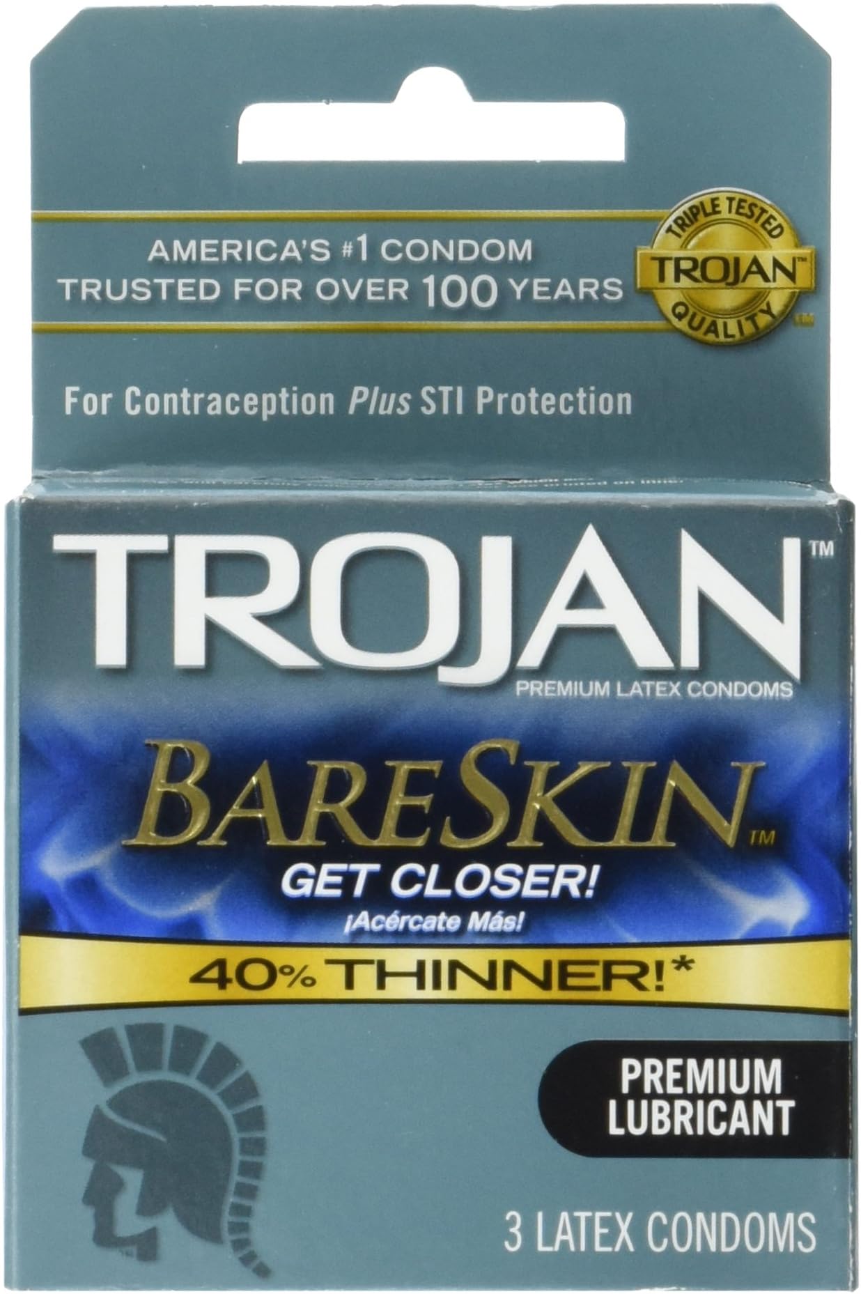 Trojan Condoms Sensitivity Bareskin, 10 Count
