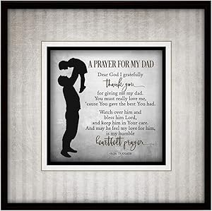 Dexsa Prayer for My Dad Simple Expressions Wood Plaque with Easel