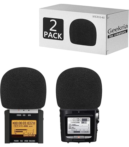 Amazon.com: Windscreen Muff for Zoom H2n/H4n Handy Recorders, Zoom