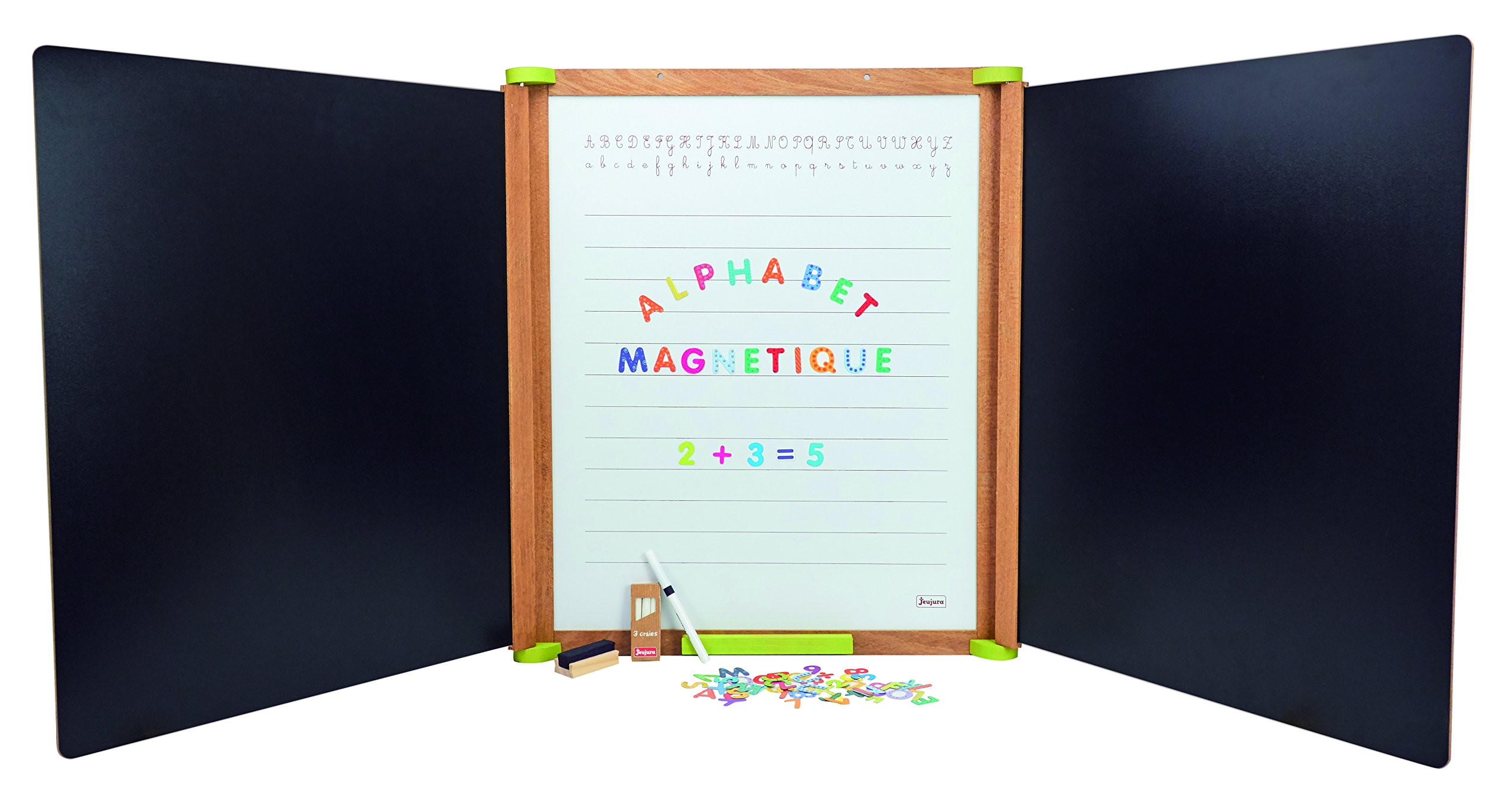 Jeujura JeujuraJ8799 Triptych Board In Natural Wood (Large)