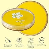 Blue Squid PRO Face Paint Yellow 30g Water Based Pro Makeup Single Cake view 4