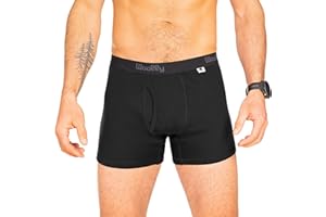 WOOLLY CLOTHING CO Premium Stink-Free Mens Merino Wool Boxer Brief