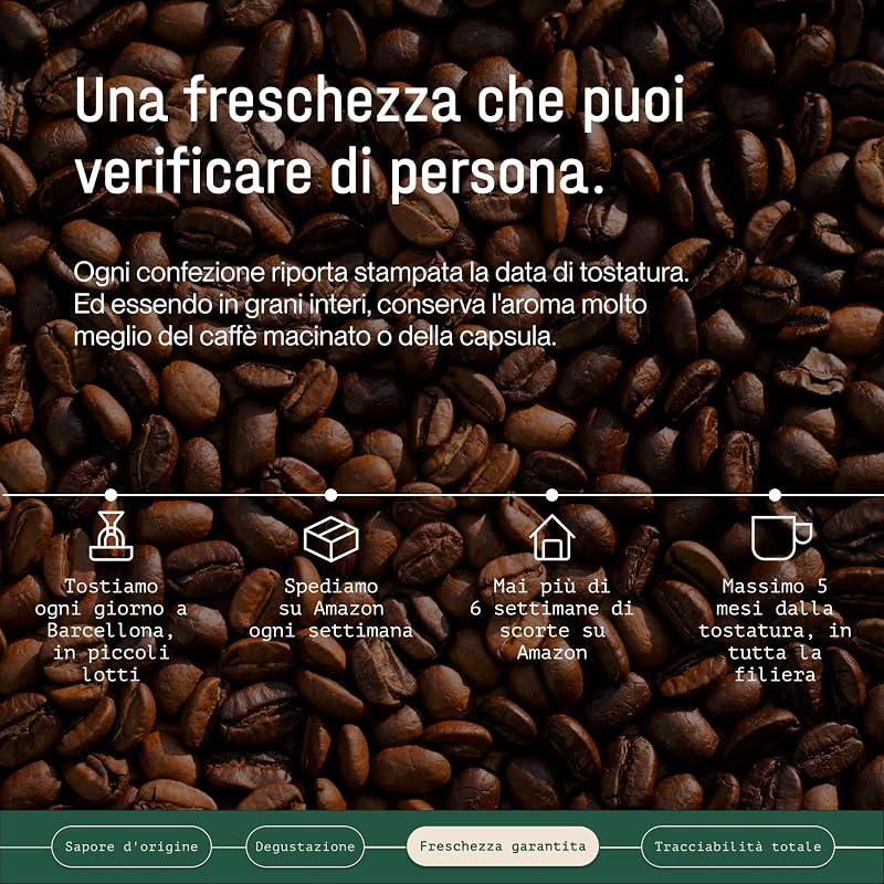 Caffè in Grani di Specialità 1kg | Origine Colombia | 100% Arabica | +80 punti SCA | Tostatura Naturale e Artigianale | Caffè Grani Naturale | Finca Huila, Cadifihuila
