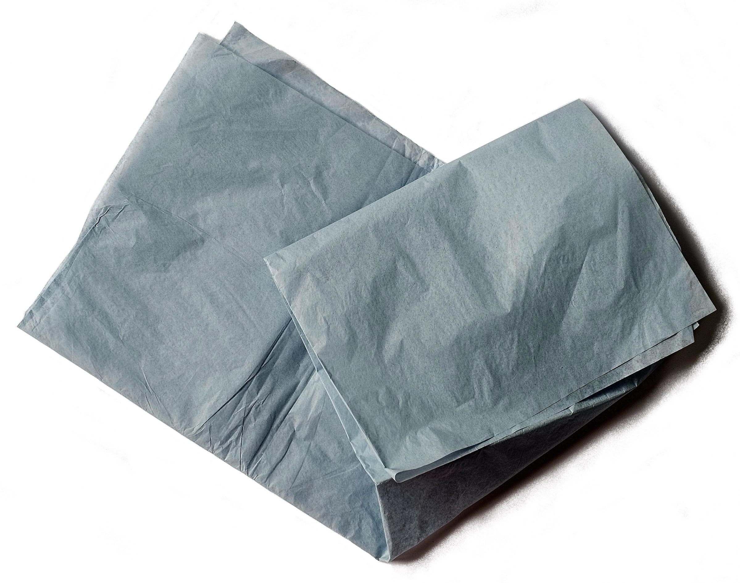 InsideMyNest Vintage Coloured Tissue Paper Sheets Premium Quality (75x50cm) (Antique Blue, 20)