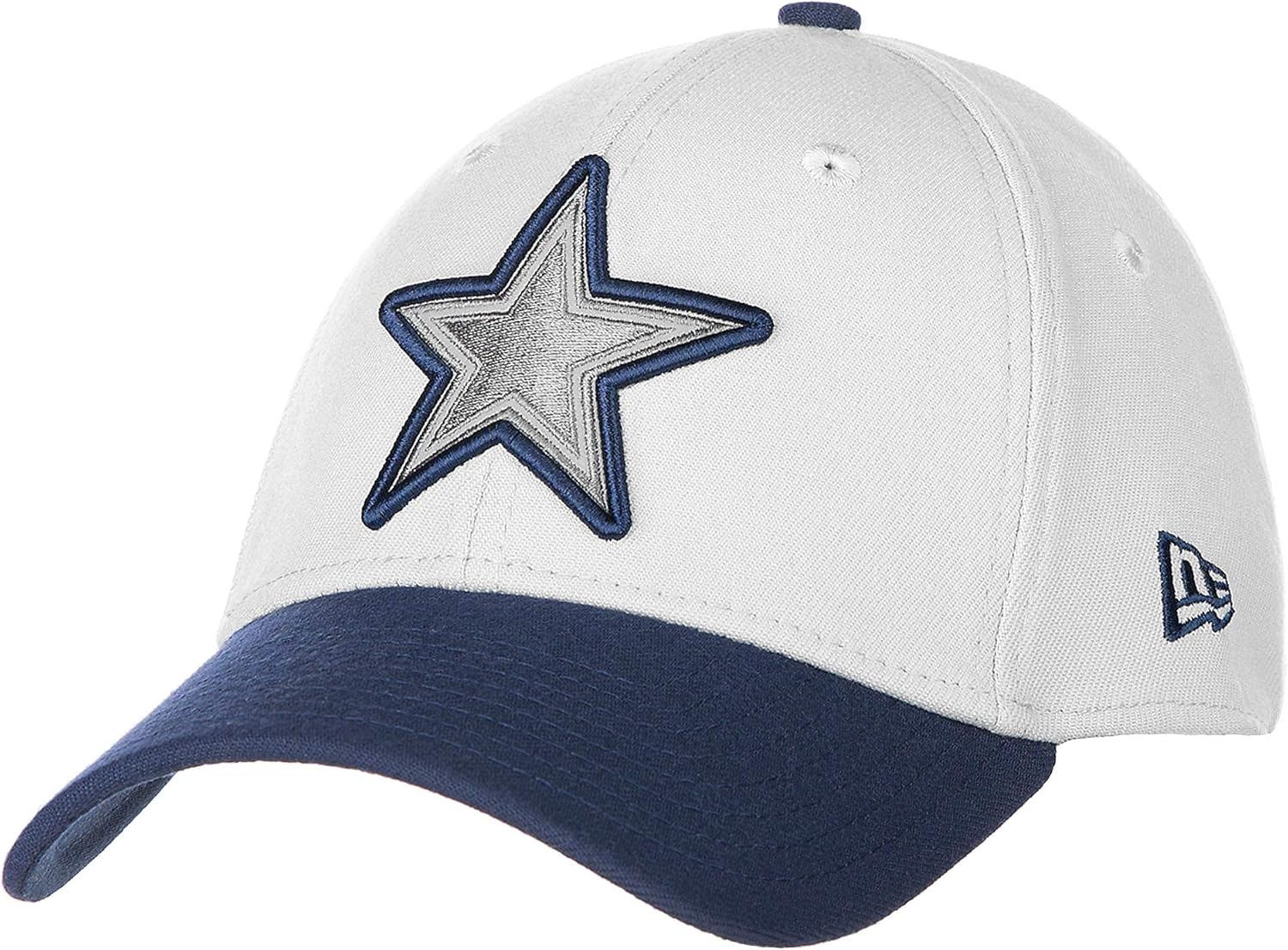 dallas cowboys new era mens white training 39thirty cap