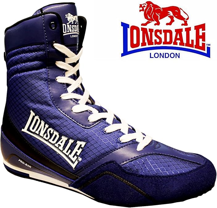 Lonsdale Boxing Quick Blue Boxing Boots Kids & Adults, 10 uk [Apparel