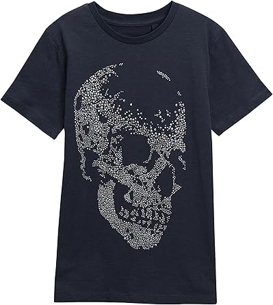 maglietta teschio bambino