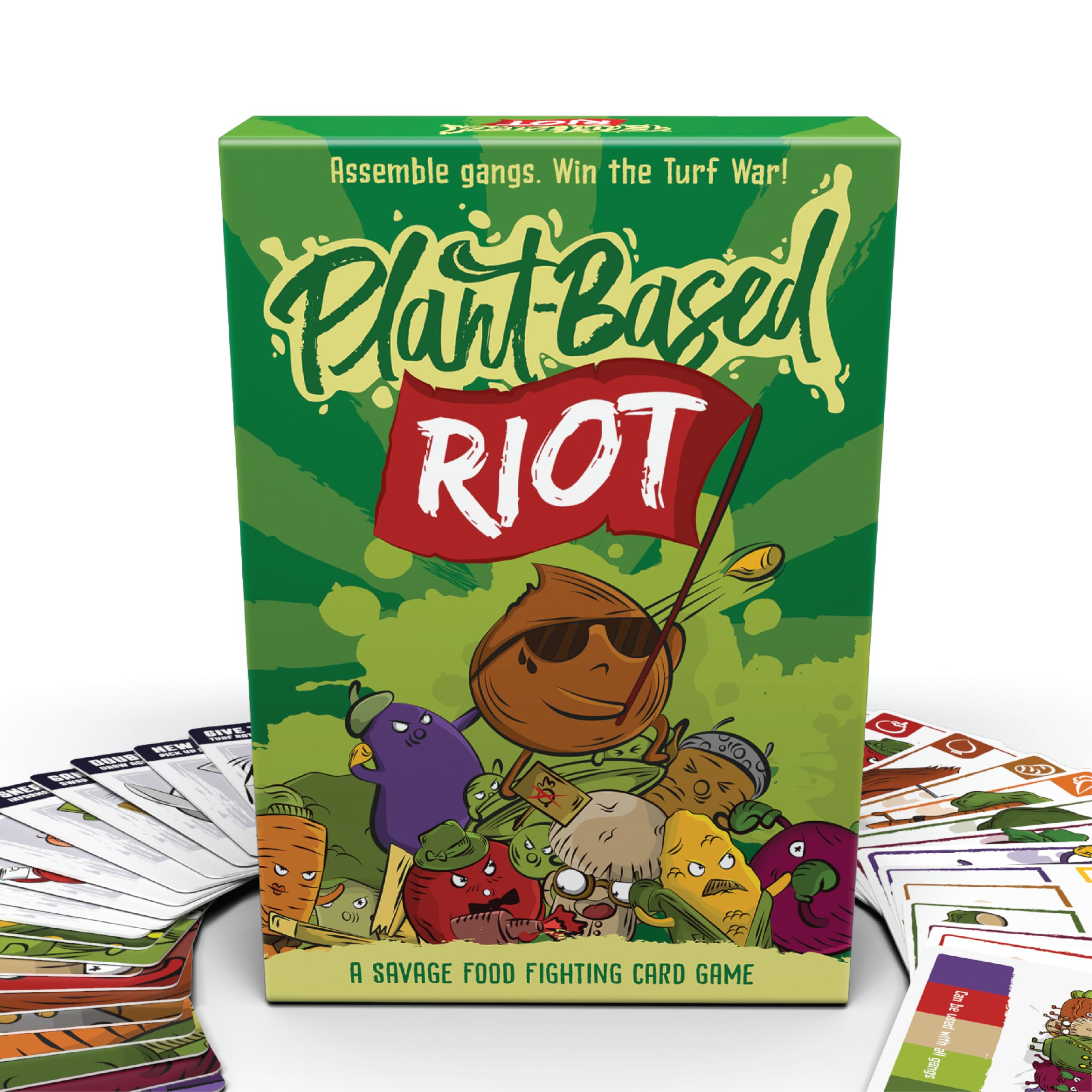 Bubblegum Stuff - Plant Based Riot - Fun Family Card Game - 98 Poker-Size Cards - Suitable For Players Of All Ages Great For Games Nights and Family Gatherings