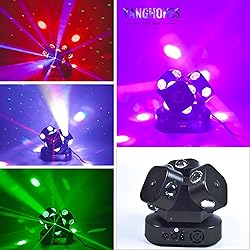 3Head Moving Head DJ Light 12LEDs Rotating Beam