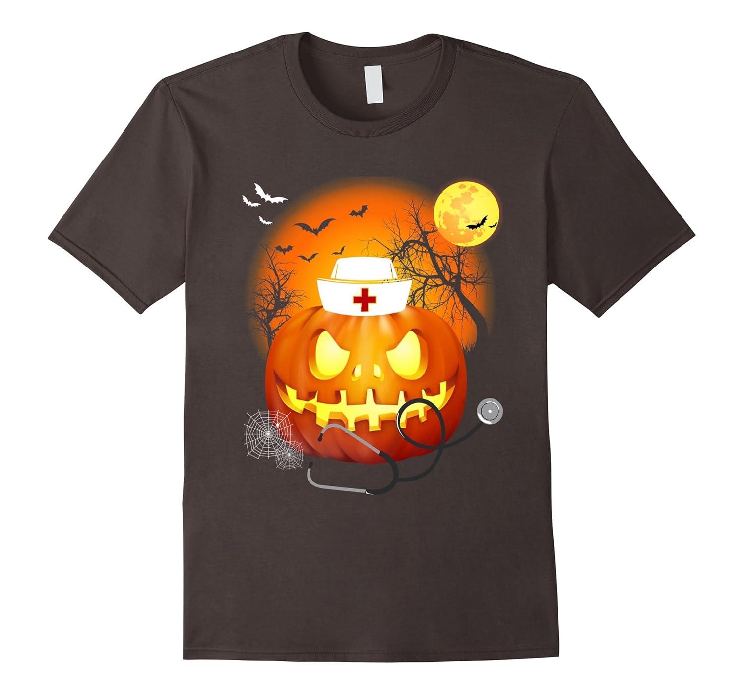 Nurse Halloween Shirt Funny Pumpkin Shirt For NurseArt Artvinatee