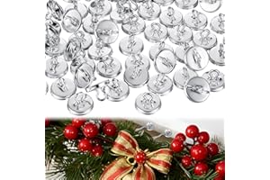 WILLBOND 80 Pieces Christmas Garland Hanging Hooks Plant Anchors for Trellis Plant Vine Trellis Anchor Wall Fixture Clips for Garland Light Christmas Decorations (Silver)