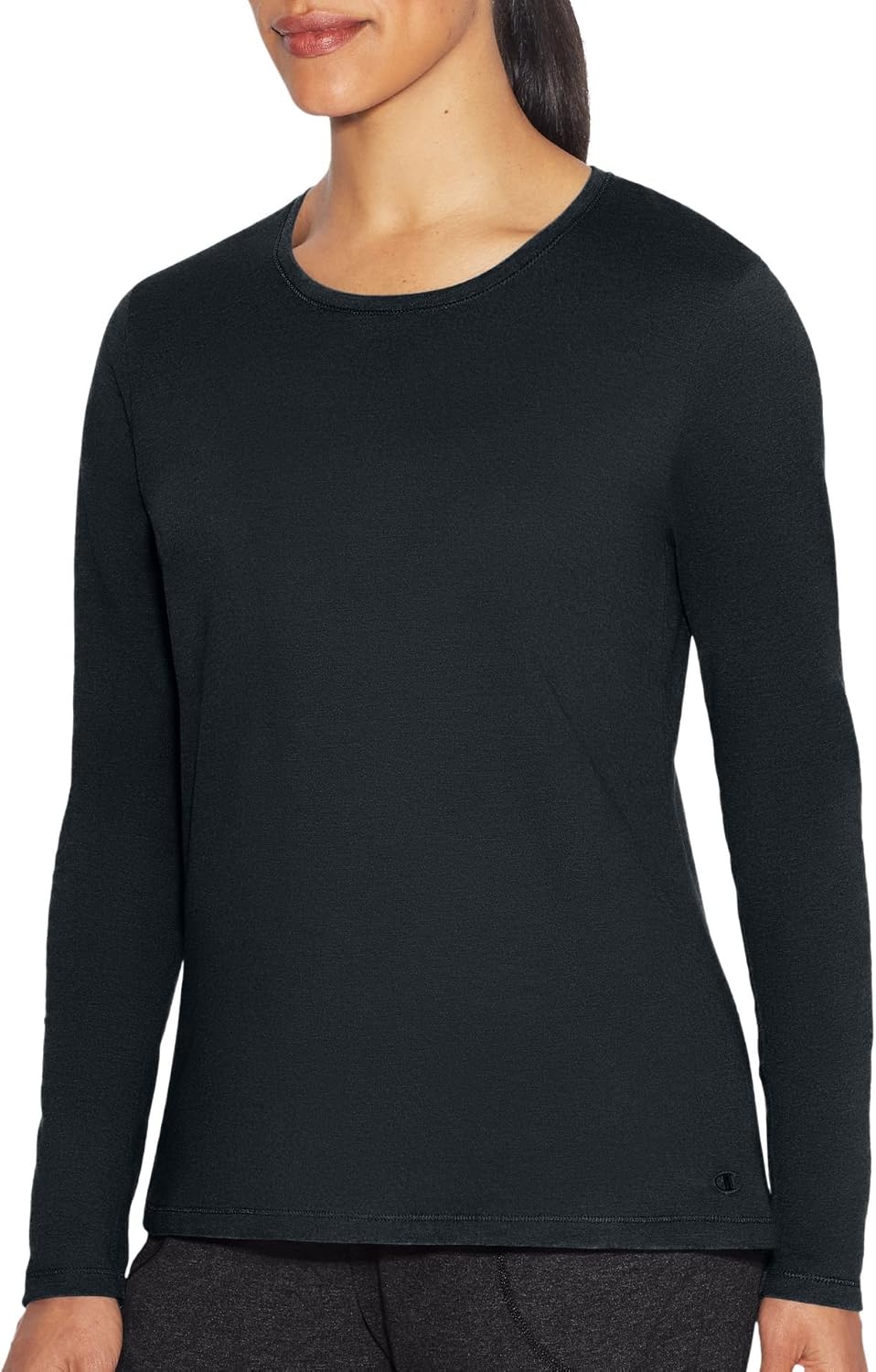 Champion Womens Jersey Long Sleeve Tee 