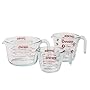 Pyrex 3-Piece Glass Measuring Cup Set