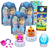 Pet Simulator Blind Bags Set - Bundle with 12 Mystery Mini Figures | Roblox Pet Simulator Mystery Figures Bulk Pack Plus Stickers, More | Roblox Mystery Figure Pack for Kids