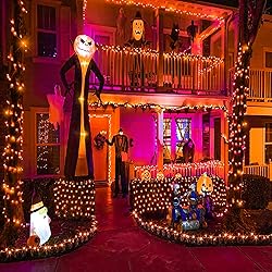 Vivideal 100 LED Halloween Lights Outdoor, 33ft