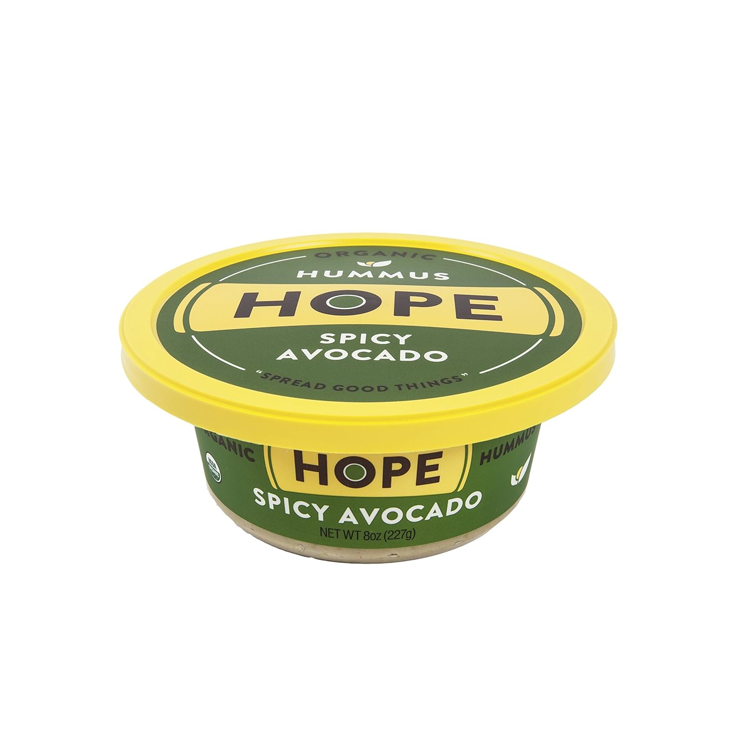 Hope Hummus Organic Spicy Avocado Hummus, 8 Ounce 8 per case. Food