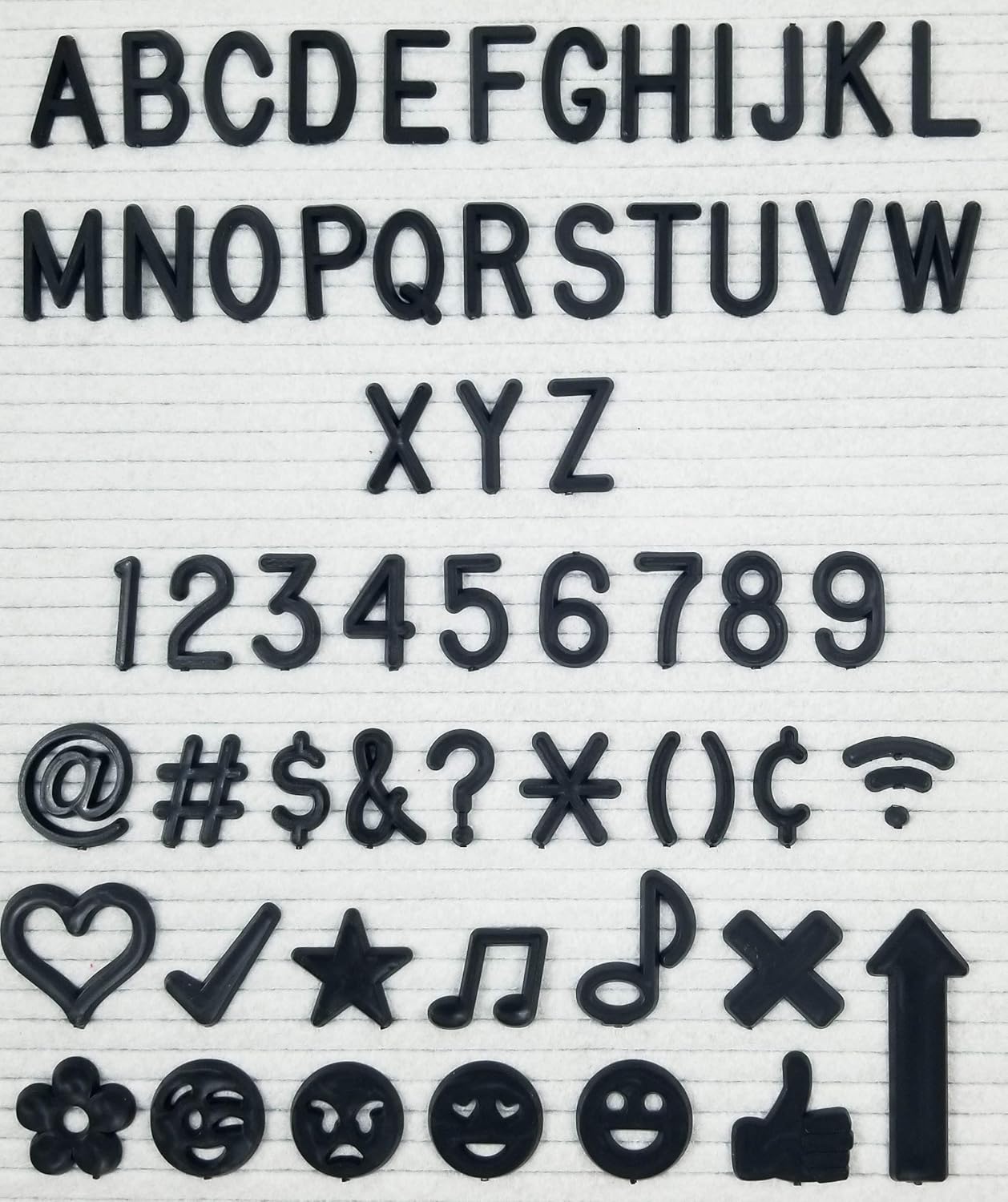 Letter Set for Felt Letter Board Letters, Numbers and