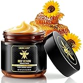 Bee Venom Cream - Natural Bee Venom Skin Treatment Cream - Firming & Wrinkle Reduction, Collagen Boost & Skin Brightening, Moisturizer for Face & Body, All Skin Types, 2.1oz