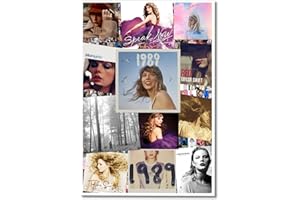 Wqzlyg Taylor Lover Album Cover Posters, Taylor 1989 Poster for Walls, Swift Pictures Poster for Room Aesthetic, Posters Tayllor Swift for Girls Bedroom Dorm Decor 12x16in Unframed