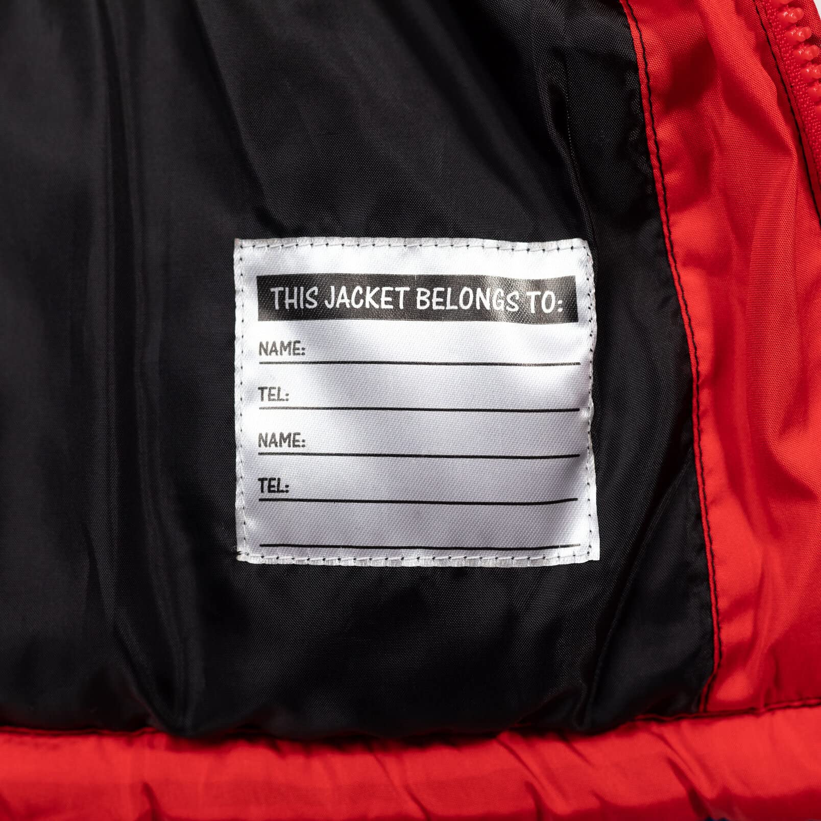 Marvel Zip Up Cosplay Puffer Jacket Toddler to Big Kid Sizes (2T - 14-16)