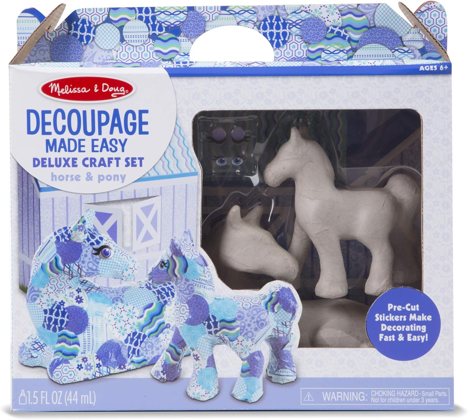 Amazon Com Melissa Doug Decoupage Made Easy Horse Pony Paper