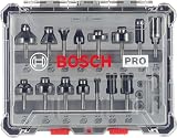 Bosch Professional 15 Pc Mixed Router Bit Set 1/4 Inch Shank view 2