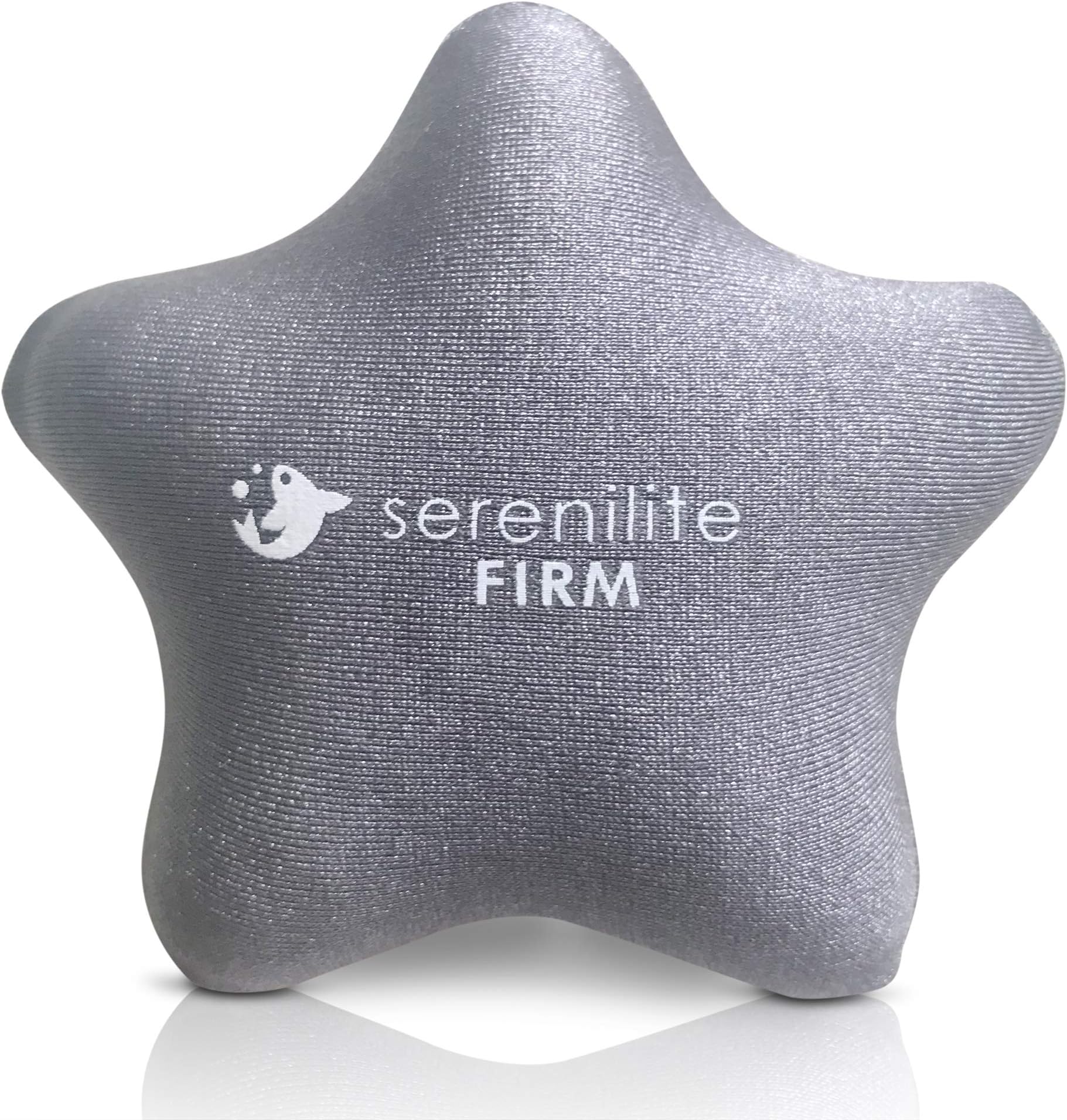Serenilite Firm Star Stress Ball and Hand Therapy Gel Squeeze Exercise Ball - Great for Anxiety and Hand Strengthening - Optimal Stress Relief