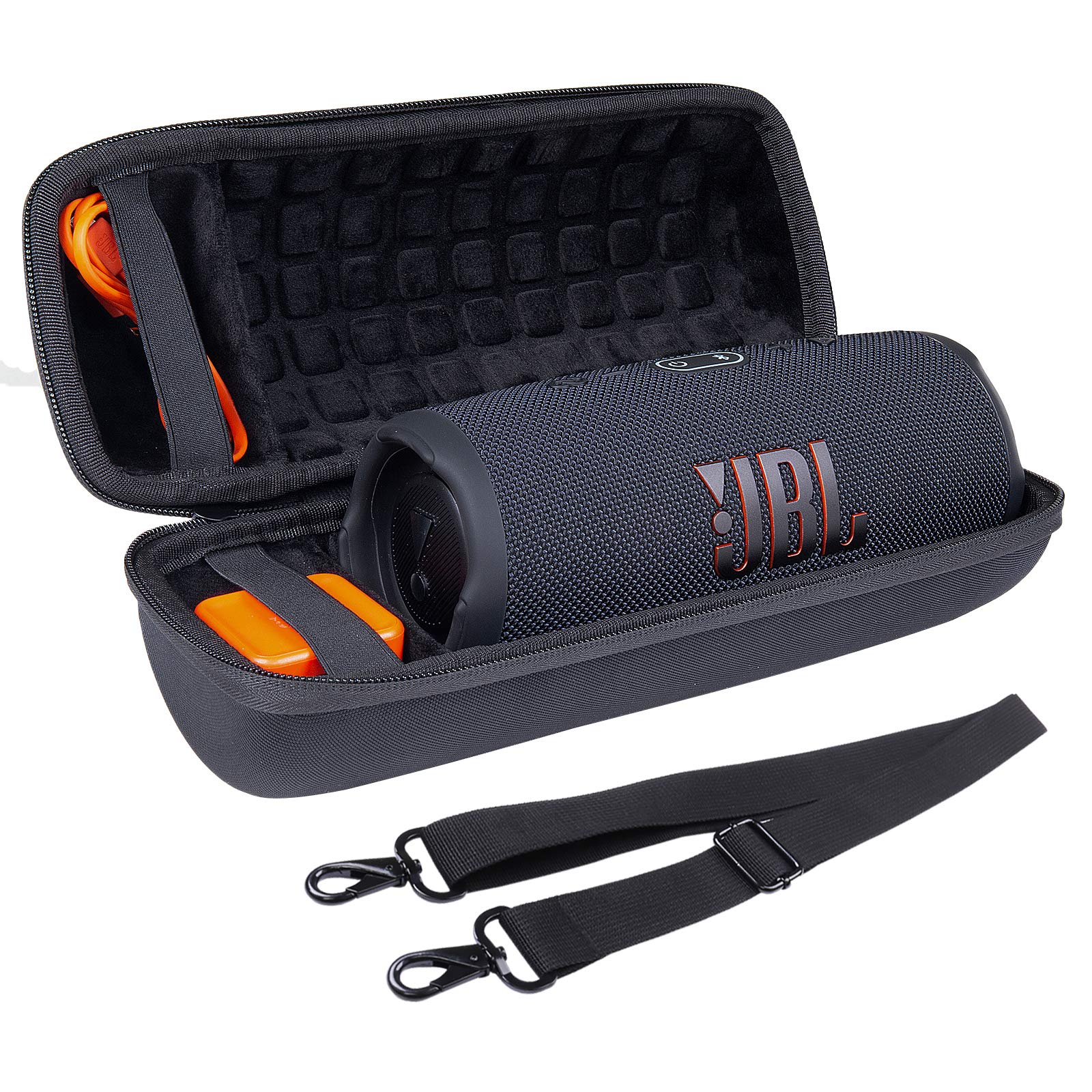 co2CREA EVA Hard Travel Carrying Storage Case for JBL Charge 4 / JBL Charge 5 WiFi and Portable Bluetooth Speaker (Case Only,Excluding Speaker)