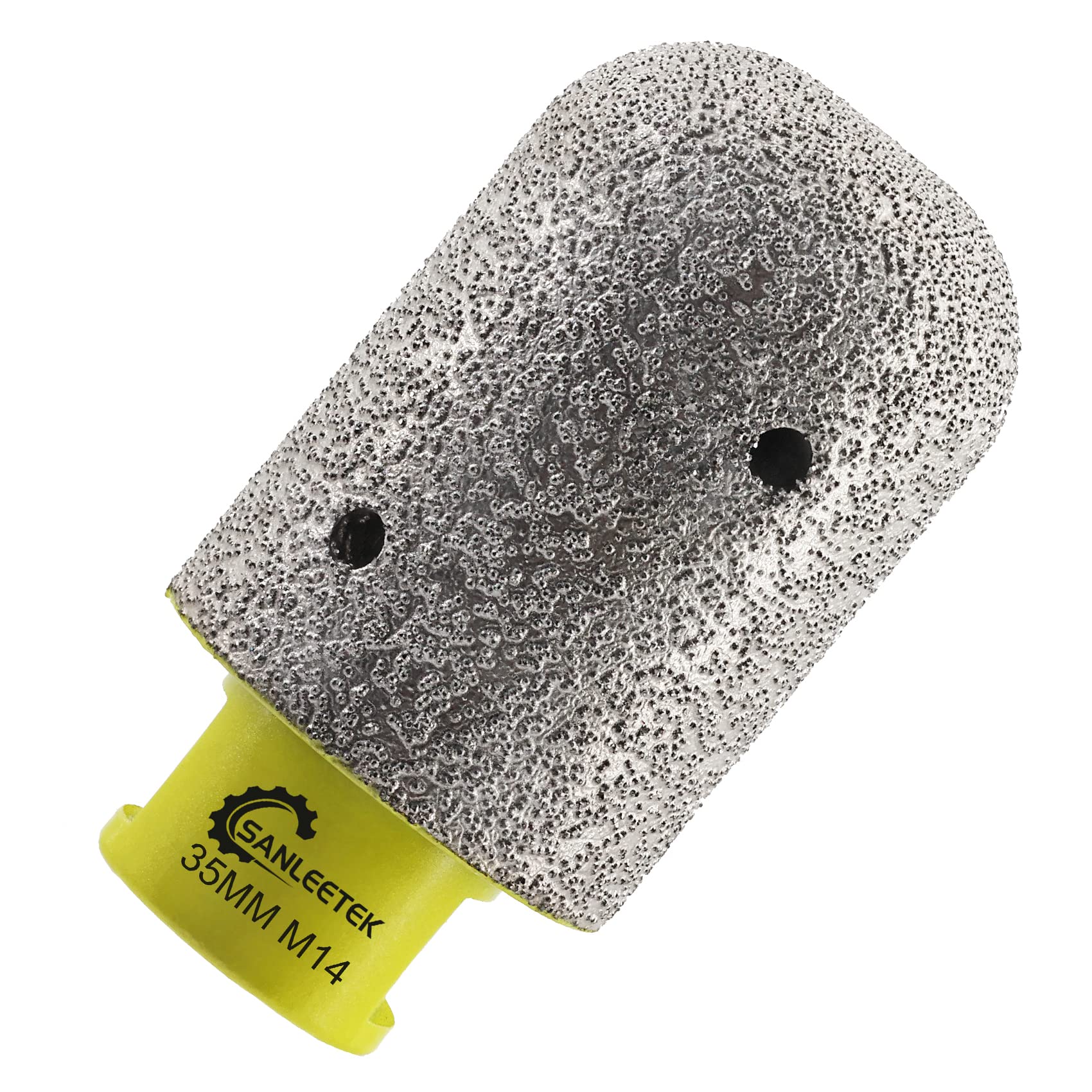 Diamond Finger Milling Bits 35mm SANLEETEK Tile Bits for Existing Holes Enlarging Shaping Trimming in Tile Porcelain Ceramic Marble Granite Artificial Stone M14 Thread