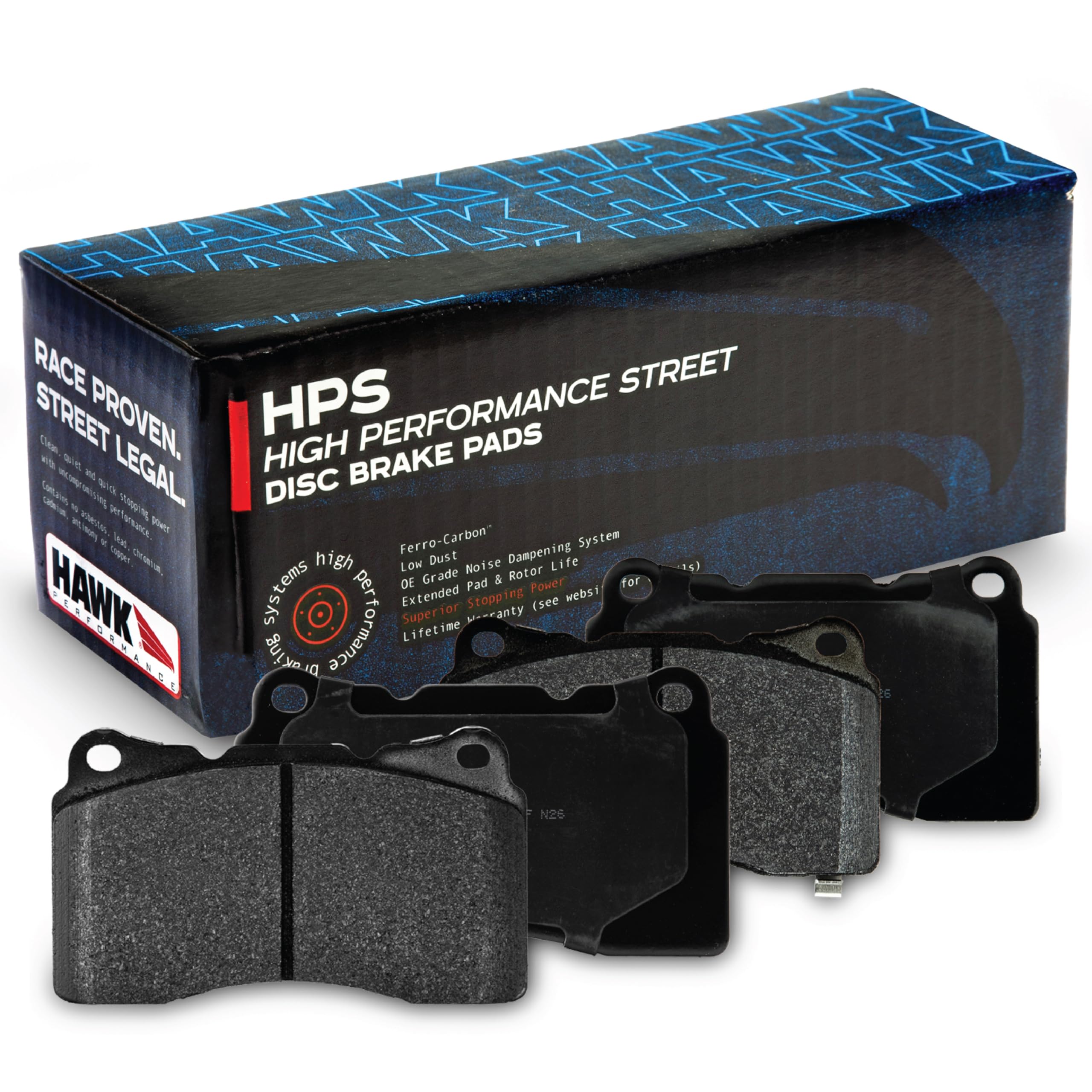 Photo 1 of ******* used missing parts*****Hawk Performance HB453F.585 HPS Performance Street Brake Pads