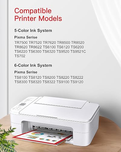 GREENCYCLE PGI-280XXL CLI-281XXL Ink for Canon PIXMA TR8620 TS8120 TS8222 TS9100
